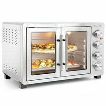 MegaChef 47.6 Quart Electric French Door Rotisserie Convection Counter Top Oven - €145,59 EUR