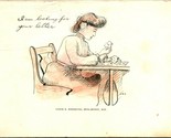 Vtg Postcard 1905 Artist Signed UDB - I am Looking for Your Letter - $8.86