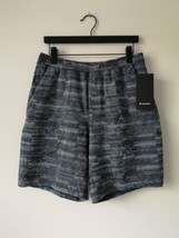 Nwt Lululemon Ajoa Grey Blue Jacquard Pace Breaker Shorts 9&quot; Lined Men&#39;s Medium - £57.21 GBP