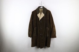 Vtg 60s 70s Streetwear Men 38 Deep Pile Fleece Blanket Lined Corduroy Jacket USA - £137.82 GBP