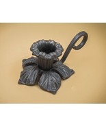 Rustic Floral Metal Candle Holders - Unique Handcrafted Design. Artisan ... - $24.00