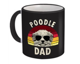 Poodle Dad : Gift Mug Retro Vintage Gradient Dog Animal Pet - £12.51 GBP