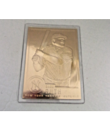 Danbury  Mint Babe Ruth 22 kt Gold Card  1996 - $110.57 MXN