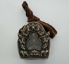 Tibetan Buddhist Buddha Large Ghau Box/Amulet - Nepal - £67.27 GBP