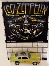 Yellow Ford Maverick Custom Hot Wheels Led Zeppelin Series w/Real Riders - £75.61 GBP