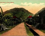 Vintage Postcard 1910s DIrt Street View in Pedro Miguel Portugal  - $9.76