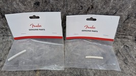 2 New Genuine Fender Slotted Melamine Nut For Strat &amp; Tele - 099-4404-000 - £14.68 GBP