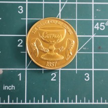 Vintage 1972 Fabled Isles The Golden Cup of Comus Mardi Gras Coin Doubloon - £6.43 GBP