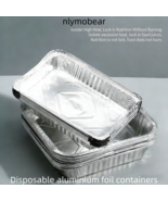 nlymobear Disposable aluminium foil containers,Versatile Usage Scenarios - $8.88