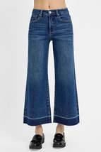 RISEN Full Size Tummy Control High Rise Crop Wide Hem Jeans Plus Size - $56.00+