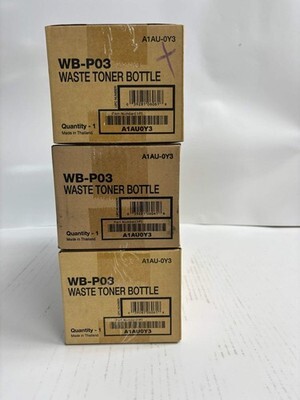 3 Genuine Konica Minolta BH C3100P,C3110 Waste Toner Container WB-P03, A1AU-0Y3 Item image 4