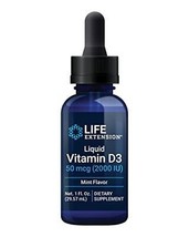 Life Extension Liquid Vitamin D3 50mcg(2000IU) - Vitamin D  - 850 Servings - £30.73 GBP