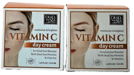 2 Pack Dead Sea Collection Moisturize &amp; Brighten Vitamin C Day Cream 1.69oz - $26.99