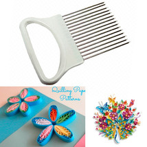 Cloud Paper Quilling Comb Tool Plastic Holder Craft Tool Diy Accessory Supply - £16.88 GBP