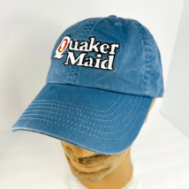 Quaker Maid Foods Baseball Hat Cap Meat Embroidered Adjustable Blue - £24.35 GBP