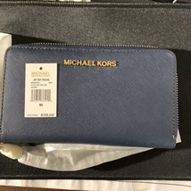 NWT Michael Kors Large Flat Multi Function Phone Case wallet WRISTLET - £38.82 GBP