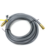 12 ft 3/8&quot; QDD Gas Hose 5/8&quot; Outlet Low Pressure Natural Propane Outdoor... - $28.04