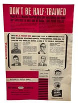 National Technical Correspondence Schools Print Color Ad 1963 Vintage Or... - $11.95
