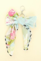  Pastel Bloom Scarf Bow Bag Charm Keychain - $23.55