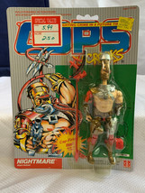 1988 Hasbro COPS &quot;NIGHTMARE&quot; Poseable Action Figure in Sealed Blister Pack - £55.18 GBP