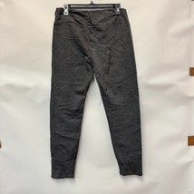 INC Womens L Dark Gray Heather Elastic Waist Leggings Pants PREOWNED R42 - $19.59
