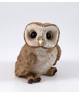 Stone Critters Barn Owl Figurine 3.5&quot; Resin 1980&#39;s Vintage SC-167 - £10.17 GBP