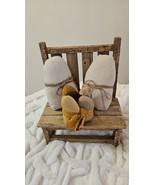 Primitive Egg Bundle ~Fabric Egg With Jute - $29.91