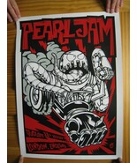 Pearl Jam Poster Silk Screen London 2009 - $249.25 CAD