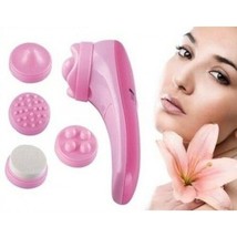 5 In 1 Electric Wash Face Brush Body Skin Care Cleaning SPA Relief Massager - £13.85 GBP