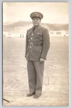 RPPC Civilization Conservation Corps Soldier Officer c1940s Photo Postcard L25 - $8.95