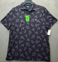 IZOD Golf Performance Swing Flex Elite Polo Shirt Mens M Multi Palm Leaf... - $570.86 MXN