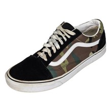 Vans Off The Wall Skater Shoes Men 9 Camouflage Military Low Top Old Skool Sk8er - £20.57 GBP
