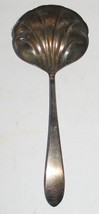 Vtg Wm Rogers Silverplate Clamshell Scoop Ladle Sauce 6 1/2&quot; Serving Utensil - £7.12 GBP