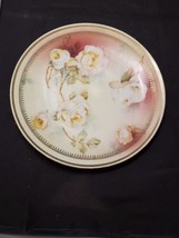 Vintage HP Georges Porcelain Plate Oscar &amp; Edgar Gutherz Austria Roses Y... - £10.59 GBP