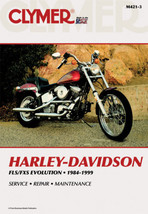 Clymer Repair Service Manual For Harley Davidson 84-99 Fx Fl Fxst Flst Bg Tw Ev - £34.33 GBP