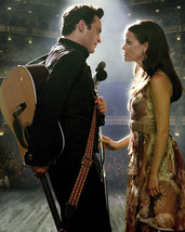 Joaquin Phoenix as Johnny Cash Reese Witherspoon as June Carter on stage... - £55.78 GBP