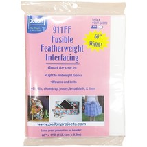 Pellon - 911FF - Fusible Featherweight Interfacing - 60in x 1yd - £15.97 GBP
