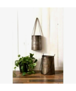 Country Living Hanging Buckets in Distressed Metal - $51.97 CAD