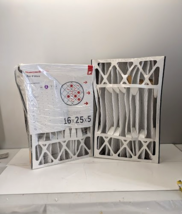 2-PK Honeywell Home 16 x 25 x 5 Pleated Furnace Air Filter FPR 8 MERV 10... - $55.08
