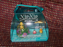 Xia-Xia Green w/ Designs Collectible shell &amp; 2 little friends NEW HTF - £13.21 GBP