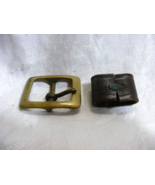 Vintage WW1 Era U.S. Sword Belt Accessory Brass Pinned Leather 18-c - €63,32 EUR