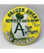 2011 Oregon Ducks Washington State Cougars Wazzu Football Pinback Button... - $7.95