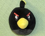 ANGRY BIRDS BOMB PLUSH 7&quot; COMMONWEALTH ROVIO BLACK STUFFED ANIMAL CHARAC... - $10.80