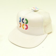 38 Special White Trucker Hat Adjustable Colorful W/ Matching Pin - £11.48 GBP