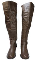 Bucco Capensis Venita Womens Tall Riding Fashion Boots Taupe Size 8 - $49.49