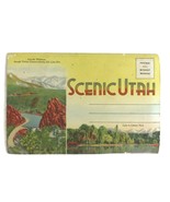 Vintage Scenic Utah Postcard Folder Souvenir Linen Nature Salt Lake City... - £9.63 GBP