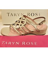 Taryn Rose KELVO Slingback Comfort Sandals Sz-9.5M Bone-Pink (Beige) Lea... - £48.05 GBP