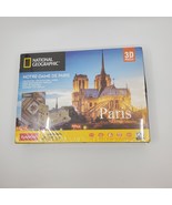 National Geographic Notre Dame De Paris 3D Puzzle 128 Pieces with book - £21.92 GBP