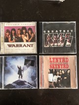 Lot Of 4 Hard Rock CD Scream by Ozzy Osbourne Kiss Warrant Lynyrd Skynyrd - £15.41 GBP