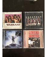 Lot Of 4 Hard Rock CD Scream by Ozzy Osbourne Kiss Warrant Lynyrd Skynyrd - £15.21 GBP